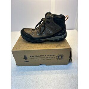 Oboz Sawtooth X Mid Waterproof Hiking Boots Canteen Men 11W  Excellent Condition